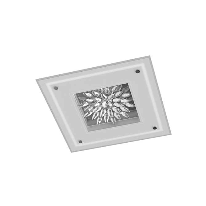 Elegant Wall & Ceiling LED Light 3D model image 1