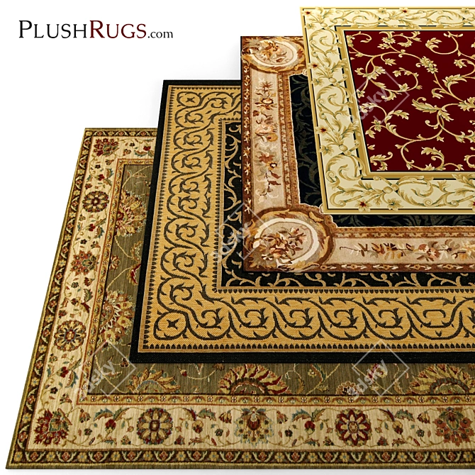 Luxury Plush Carpet: Soft, Durable & Stylish 3D model image 1