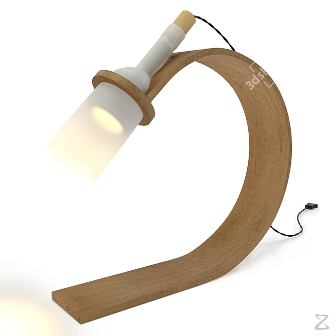 Modern Table Lamp: 3Ds Max 4K 3D model image 1