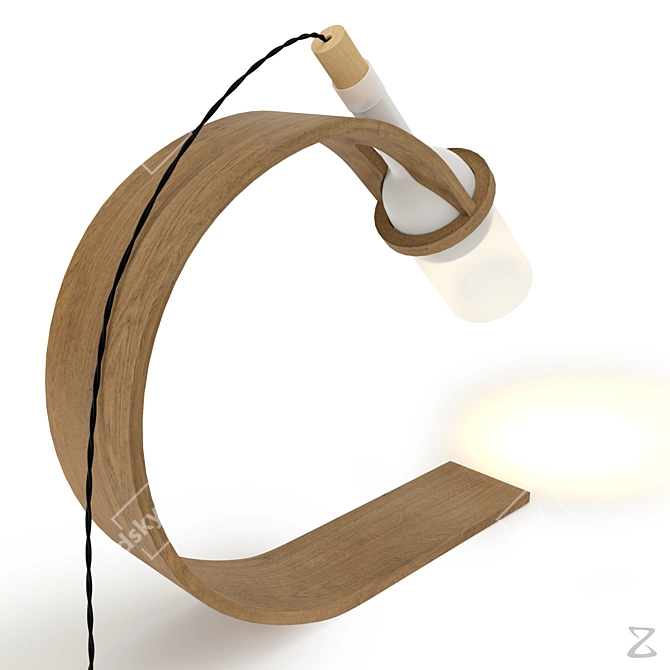 Modern Table Lamp: 3Ds Max 4K 3D model image 2