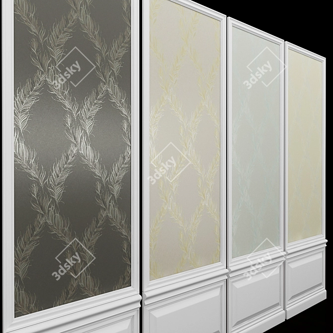 Gatsby Seabrook Wallpaper - Acrylic Coated Nonwoven, Screen Printed 3D model image 2