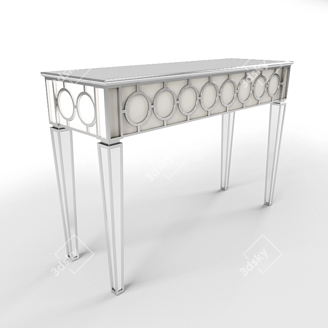 Sophie Console: Elegant Mirror-topped Furniture 3D model image 1