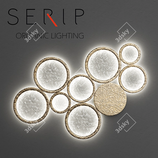 Serip Luna AP1460 Wall Lamp 3D model image 1