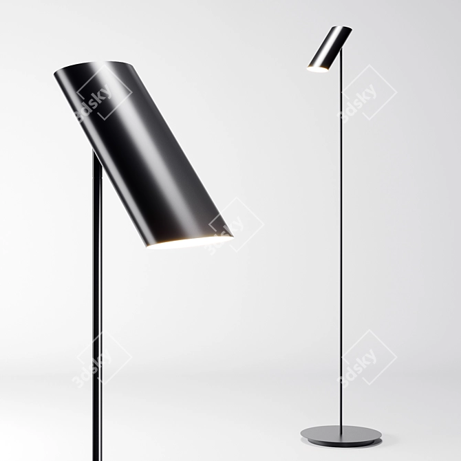 Elegant FARO LINK Black Lamp 3D model image 1