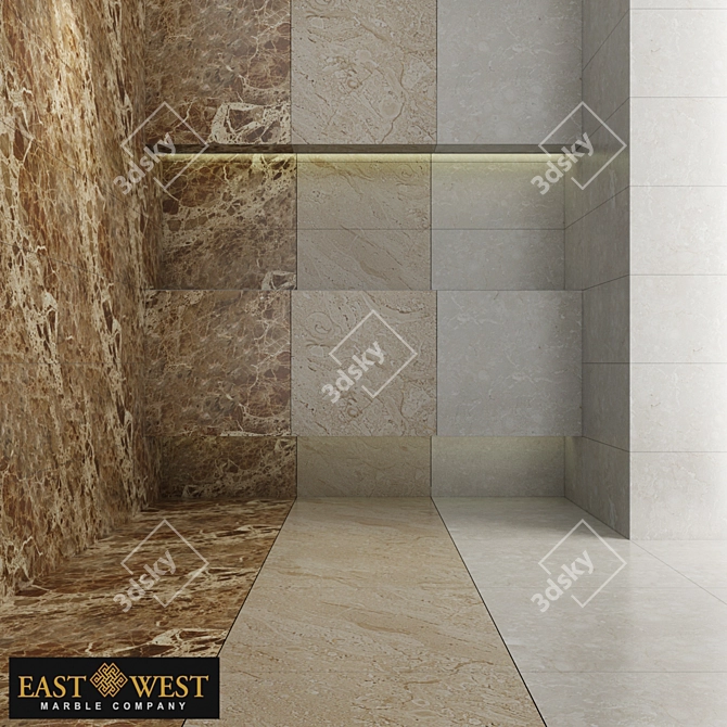 Natural Luxe: East West Collection 3D model image 2