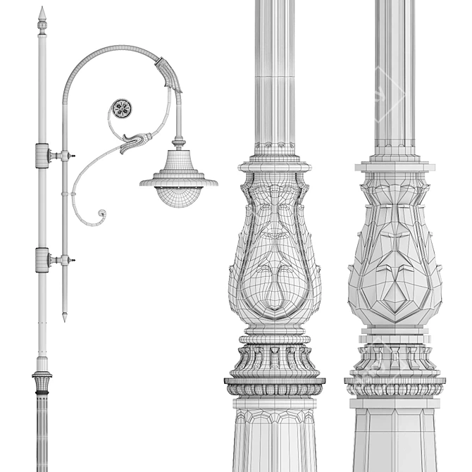 Svetozar Park Pillar 3D model image 3