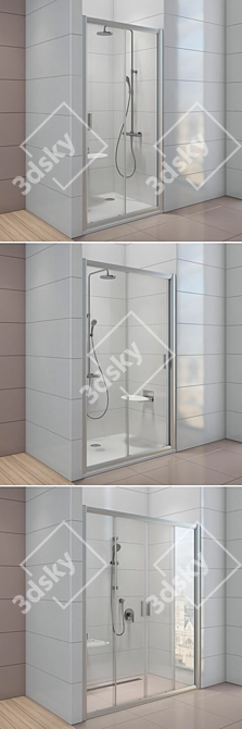 Ravak Rapier Shower Doors 3D model image 2