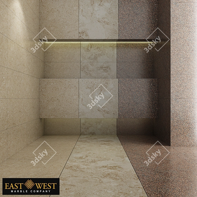 Eastwest Marble Collection: Natural & Luxury Tiles (3dsMax & FBX) 3D model image 1