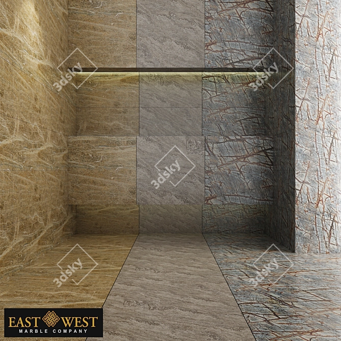 Eastwest Marble Collection: Natural & Luxury Tiles (3dsMax & FBX) 3D model image 2