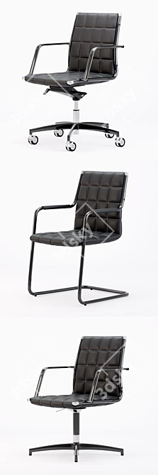 Elegant Vega S Chair - Manager's Choice 3D model image 2