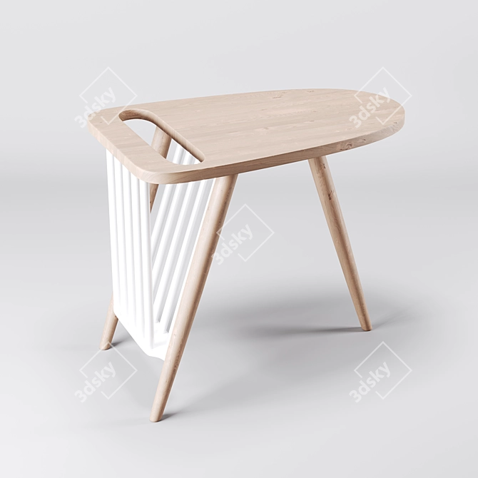 HAKA Coffee Table: Minimalist Elegance 3D model image 2