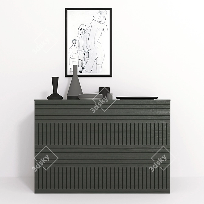 Versatile Dresser: Polys 10,940 3D model image 1