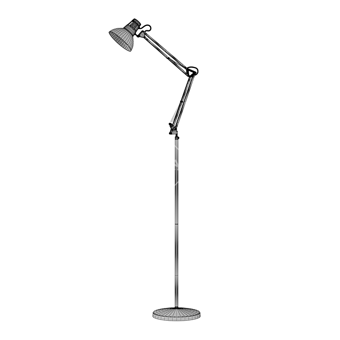 Berlin KD-431F Floor Lamp: Stylish Design in Multiple Colors 3D model image 3