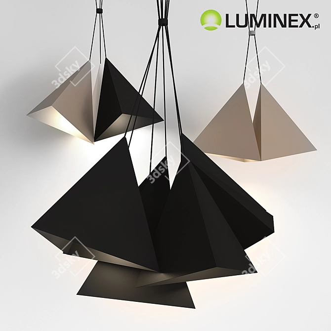  Stylish Luminex Pendant Light 3D model image 1