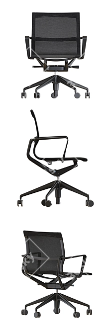 ErgoFlex Office Chair 3D model image 2