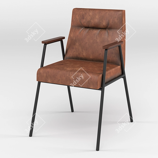 Fez Armchair: Elegant Chic for Your Home 3D model image 1