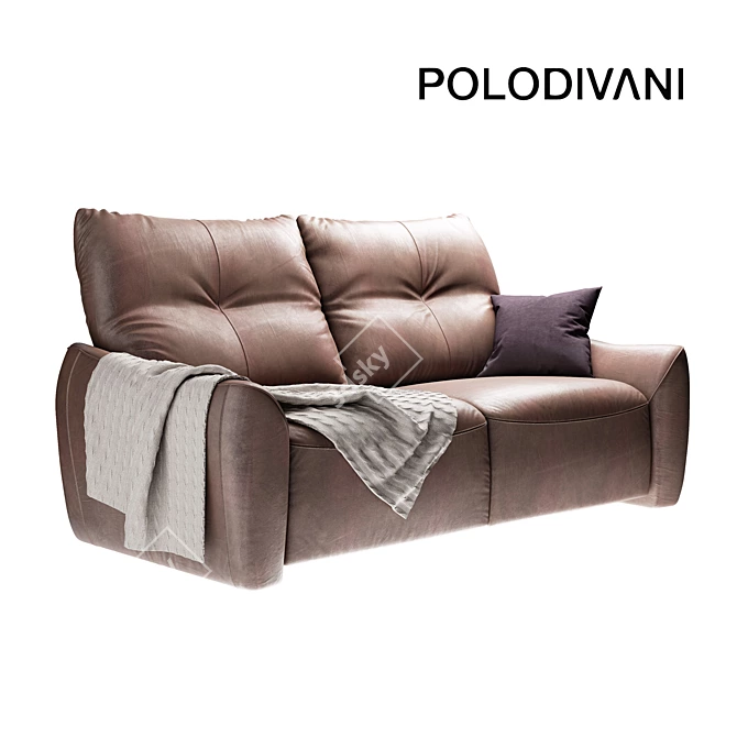 Luxury Comfort Sofa: Polo Divani ROGER 3D model image 1