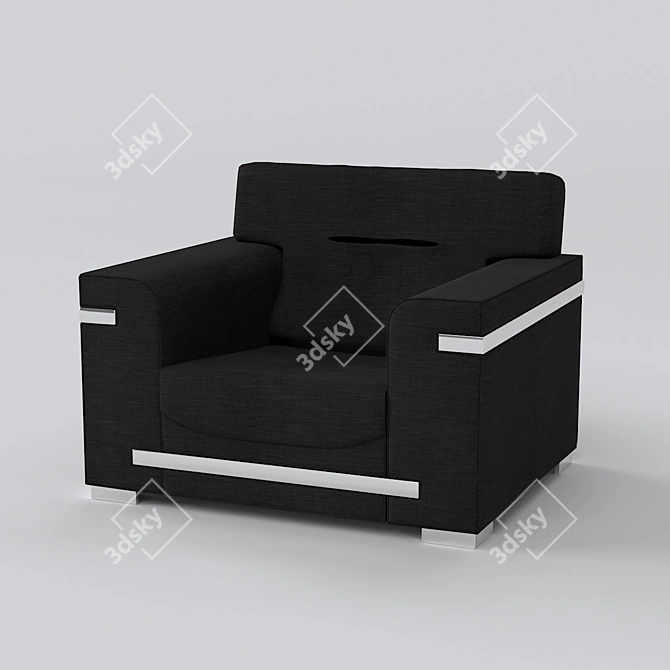 Elite Office Chair: Comfort in Style 3D model image 1