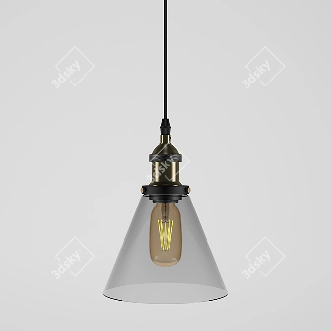 Vintage Inspired Skylar Pendant 3D model image 1