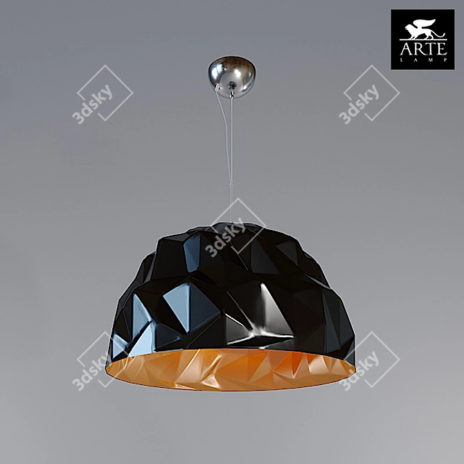 Arte Lamp Dome Hanging Light 3D model image 1