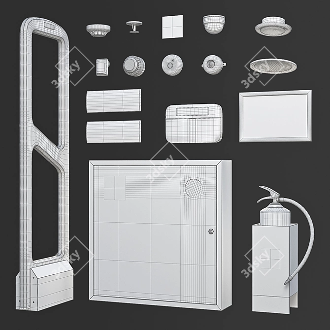 SecureStore: Complete Security Equipment Kit 3D model image 3