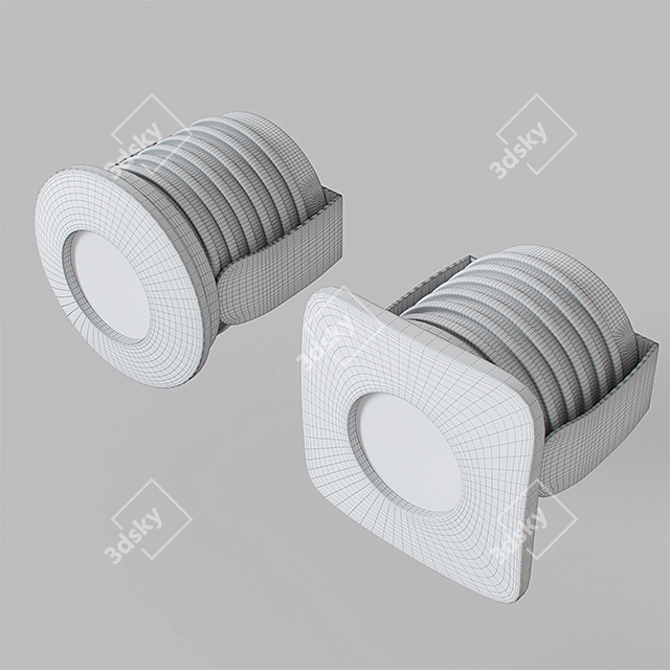 Centrsvet Piccolo IP65 Wall Sconce 3D model image 2