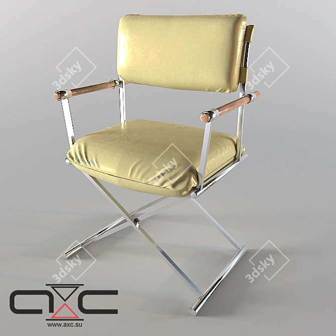 Fashionable Leather Chair AS-24 3D model image 1
