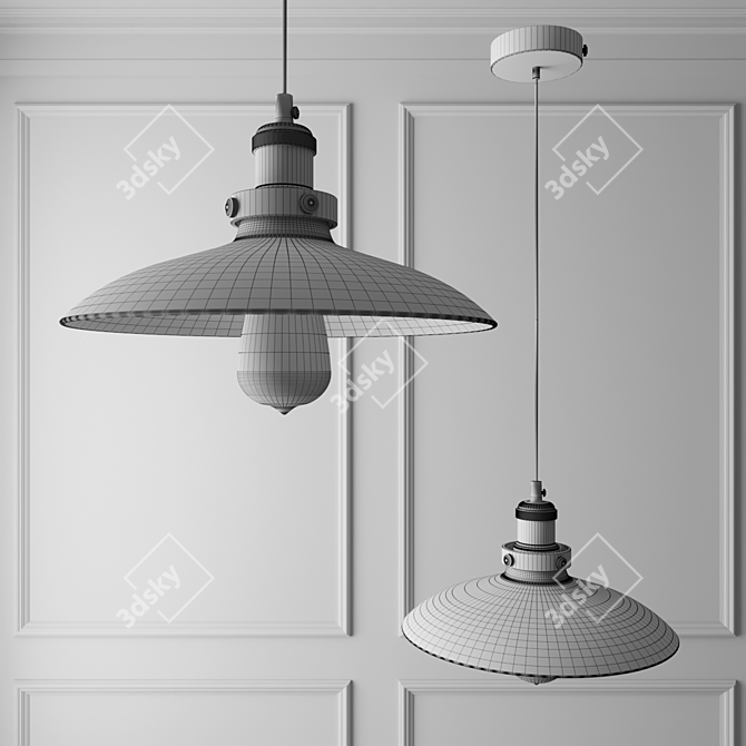 Lussole Loft LSP-9604 Pendant: Sleek and Stylish 3D model image 2