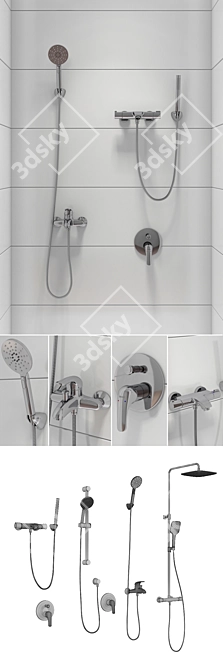 Bath and Shower Faucets Ravak Set 07 - Transform Your Bathroom Experience

Revamp Your Bathroom with Ravak Set 07 Bath & 3D model image 3