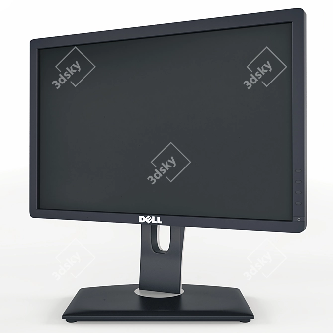 Dell P1913: 19" LED Monitor 3D model image 1