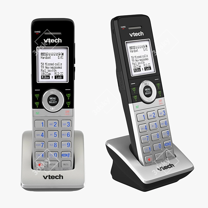 VTech Small Business Phone System 3D model image 1