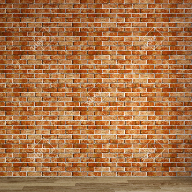 Perfect Tiling Solution: Brick Wall 01 3D model image 1