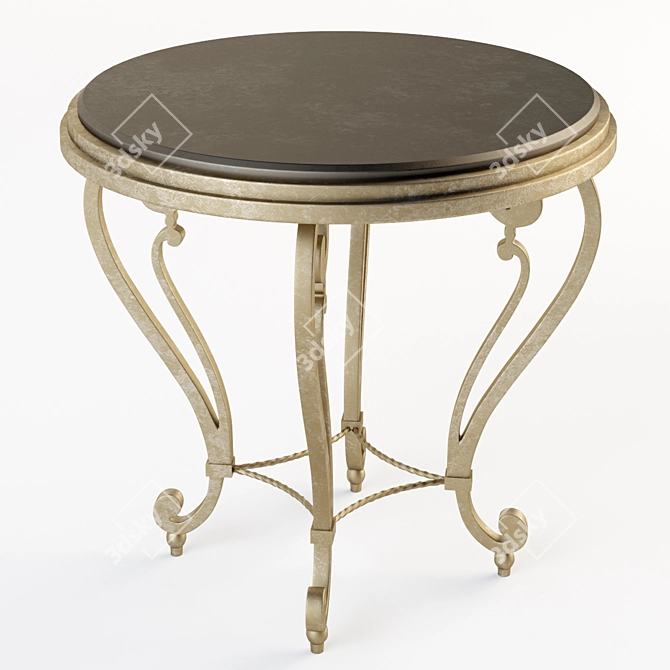 Jonathan Charles Elegant Sidetable 3D model image 1