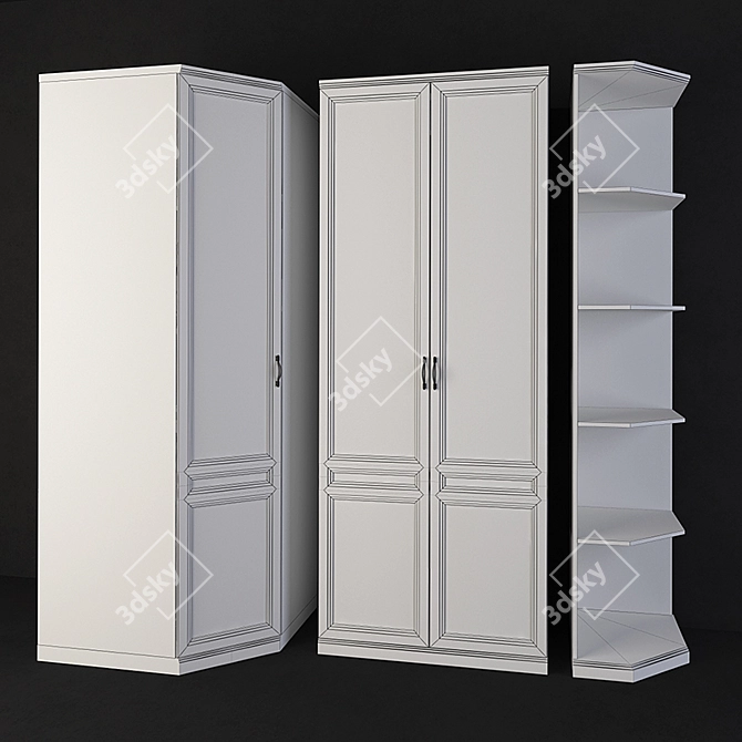 Luxury Bellagio Closet Collection 3D model image 3