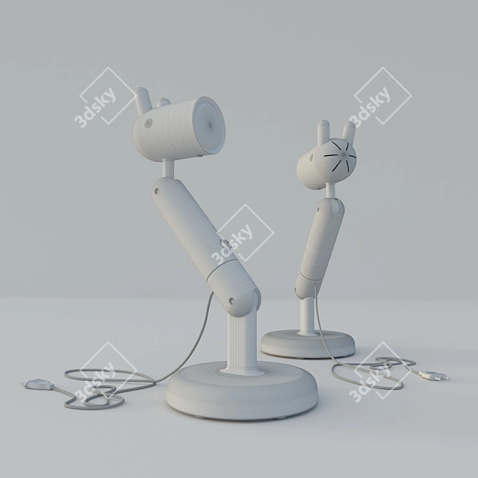 Modern Kids Desk Lamp: IKEA Krux 3D model image 3