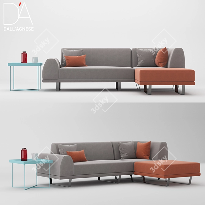 Dall'agnese PORTLAND Modular Furniture Set 3D model image 1