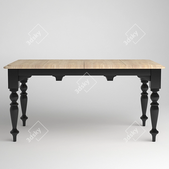 Garda Decor Dining Table 3D model image 2