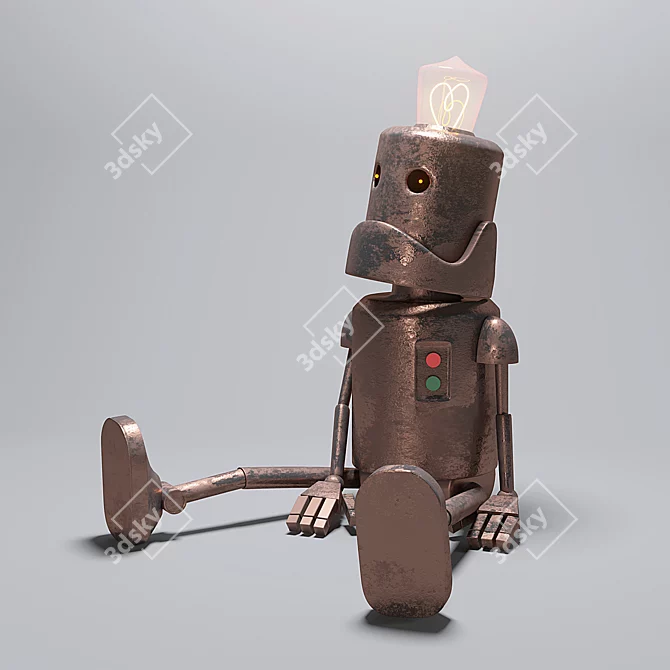 Mini Robot: MAX 2012, FBX 3D model image 2