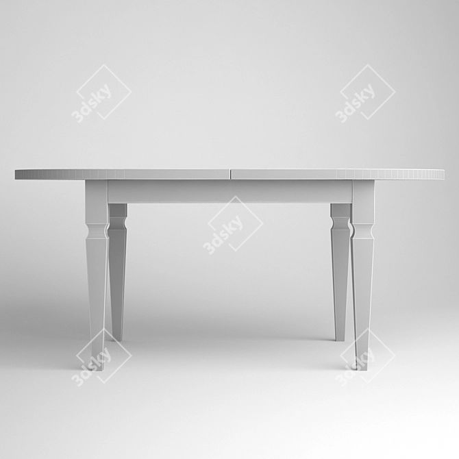 Garda Decor Dining Table - Elegant and Functional 3D model image 2