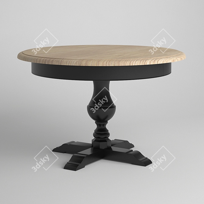 Garda Decor Dining Table 3D model image 2