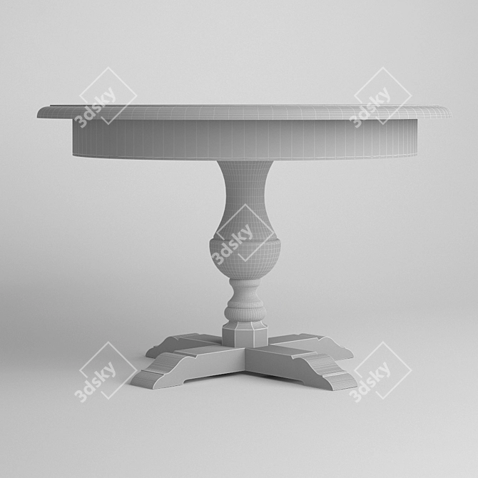 Garda Decor Dining Table 3D model image 3