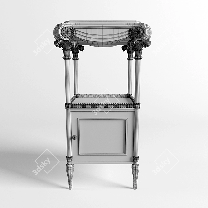 Elegant Annibale Colombo Chair 3D model image 3