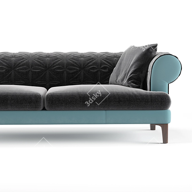 Luxury Lounge: MANTÒ Sofa by Poltrona Frau 3D model image 2