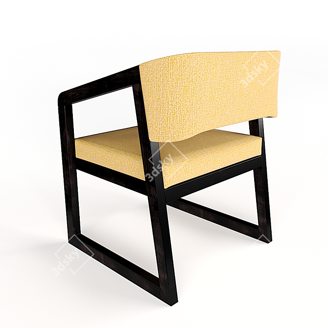 Contemporary TC5121 Chair 3D model image 2