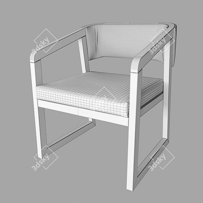 Contemporary TC5121 Chair 3D model image 3