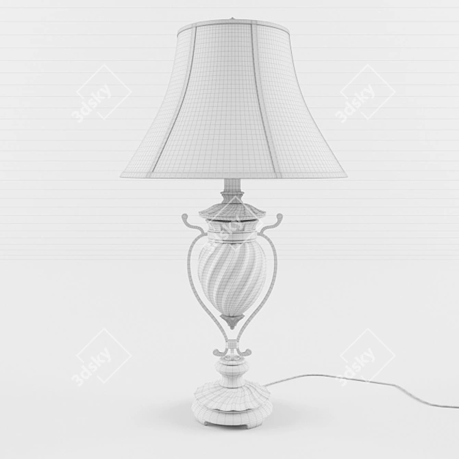 Elegant Gavivi Table Lamp: Set of 2 3D model image 2