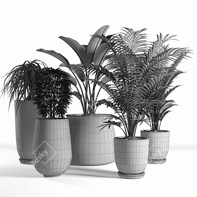 Versatile Plants Set 04: Maximize Your Visuals 3D model image 7