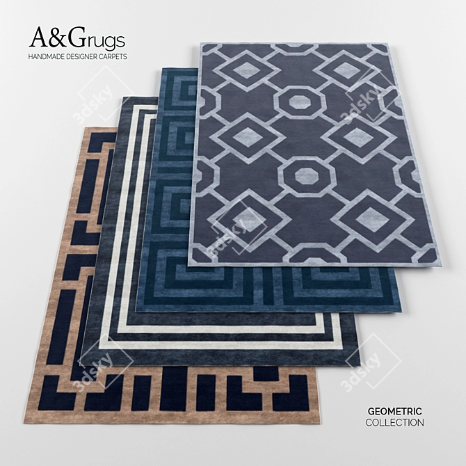 Geometric Carpets Collection - A&G Rugs: Part 2 3D model image 1