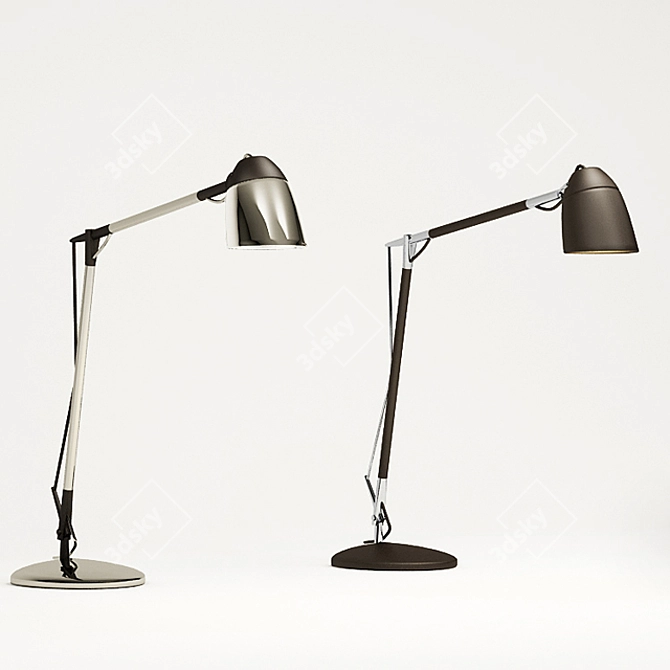 Portable Foldable Table Lamp 3D model image 1