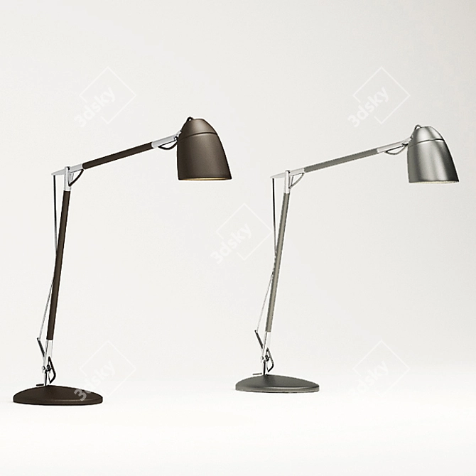 Portable Foldable Table Lamp 3D model image 2